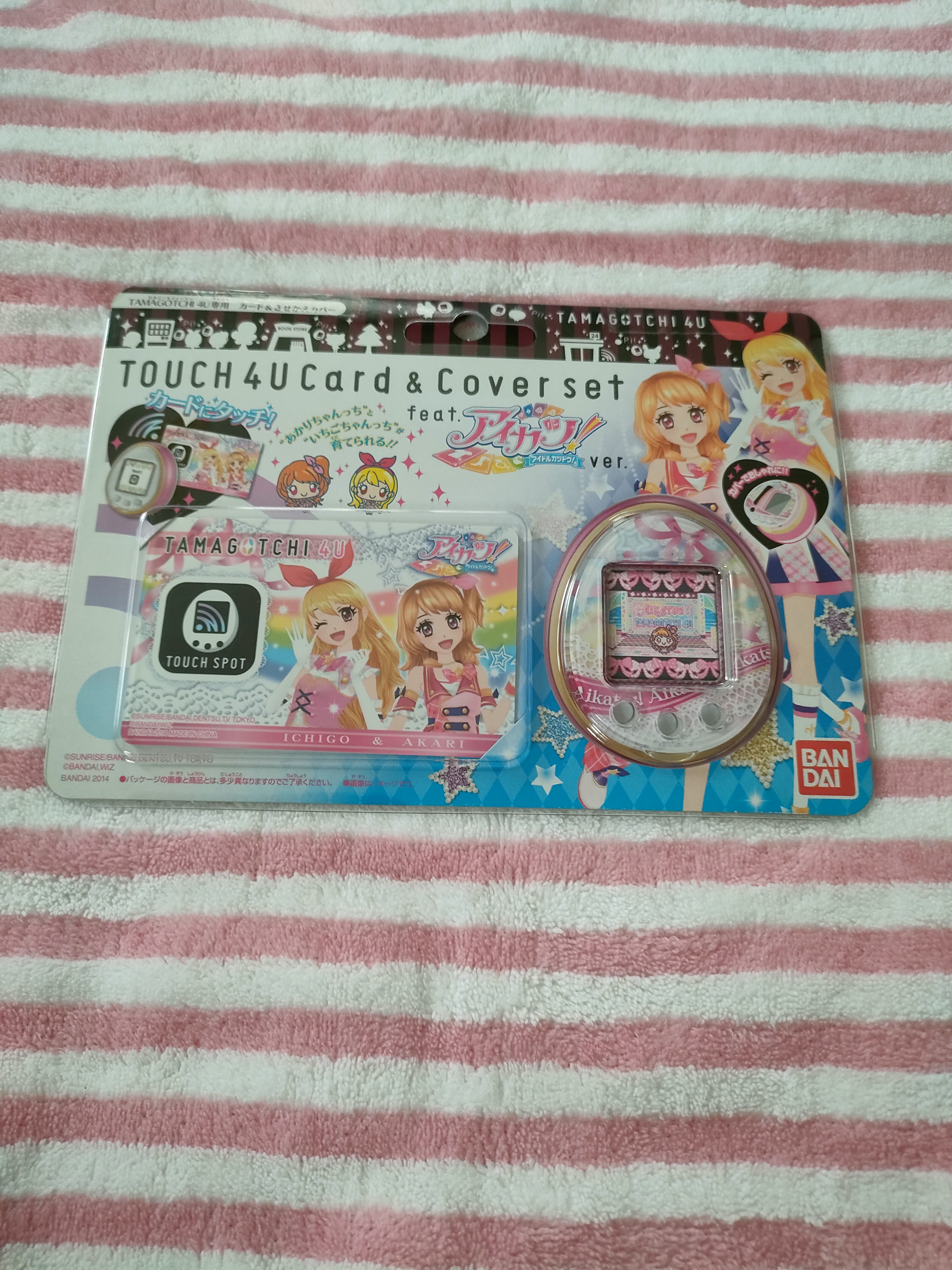TAMAGOTCHI 4U TOUCH 4U Card & Cover set feat.アイカツ! ver