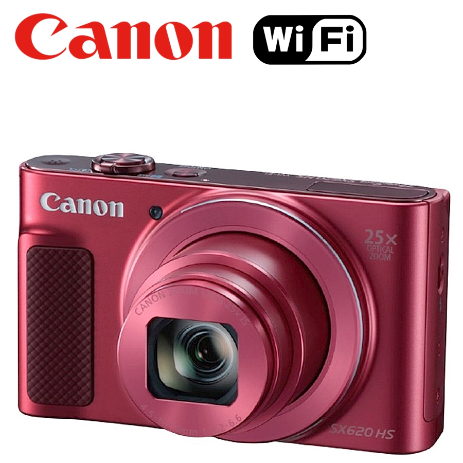 キヤノン Canon PowerShot SX620 HS パワーショット レッド コンパクトデジタルカメラ コンデジ カメラ 中古