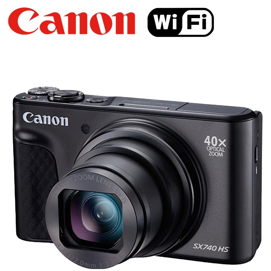 キヤノン Canon PowerShot SX740 HS パワーショット ブラック コンパクトデジタルカメラ コンデジ カメラ 中古
