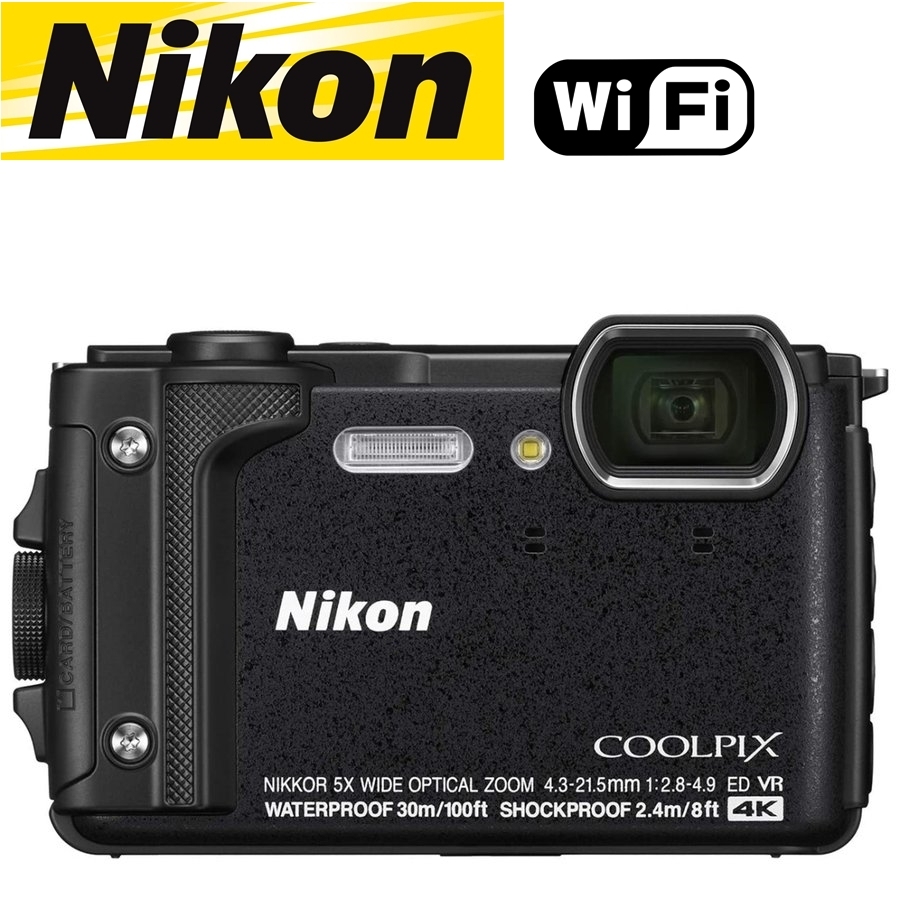 ニコン Nikon COOLPIX W300 クールピクス ブラック コンパクトデジタルカメラ コンデジ カメラ 中古