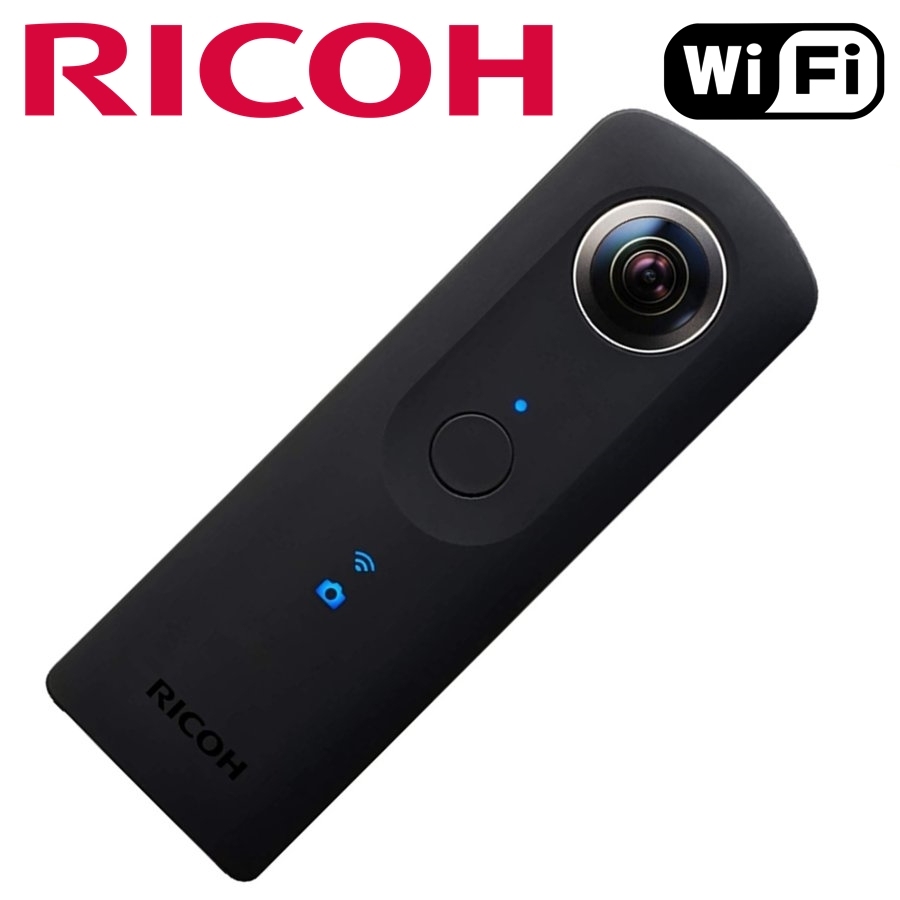 リコー RICOH THETA S 360度全天球カメラ Wi-Fi搭載 フルHD動画 コンパクトデジタルカメラ コンデジ カメラ 中古
