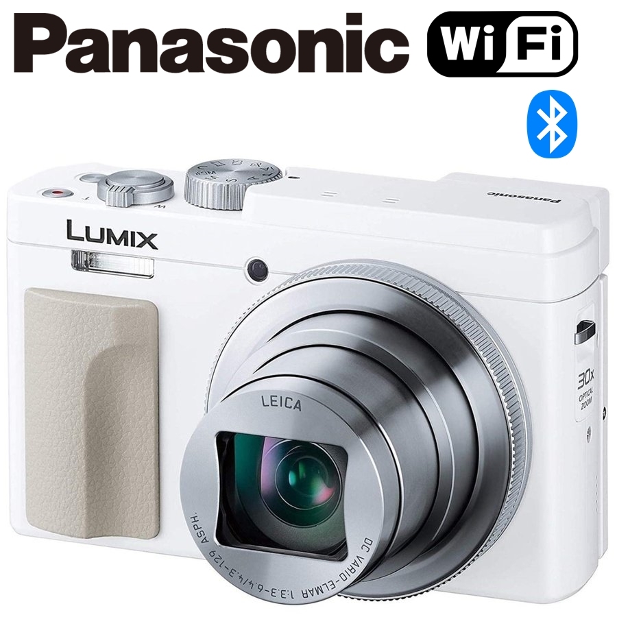 パナソニック Panasonic LUMIX DC-TZ95 ルミックス ホワイト コンパクトデジタルカメラ コンデジ カメラ 中古