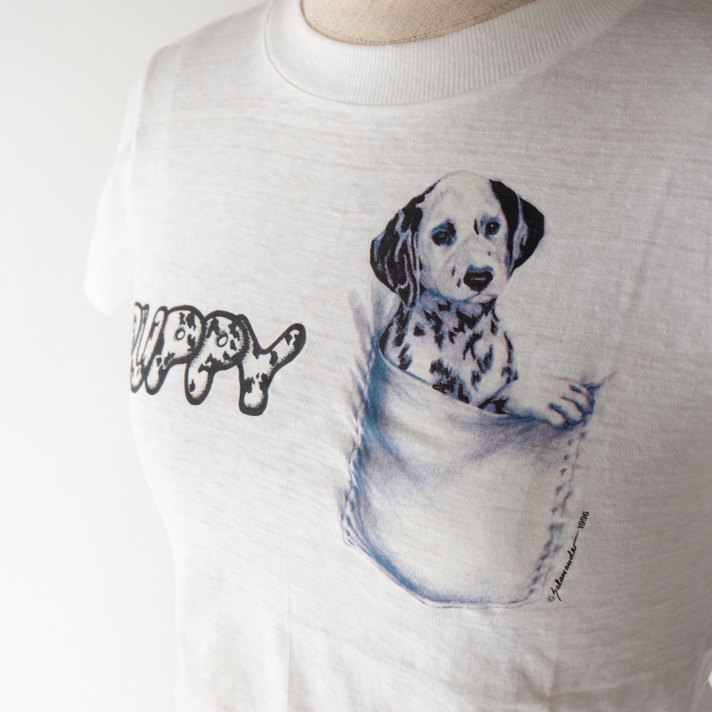 90s Dalmatian puppy dog ​​t-shirt