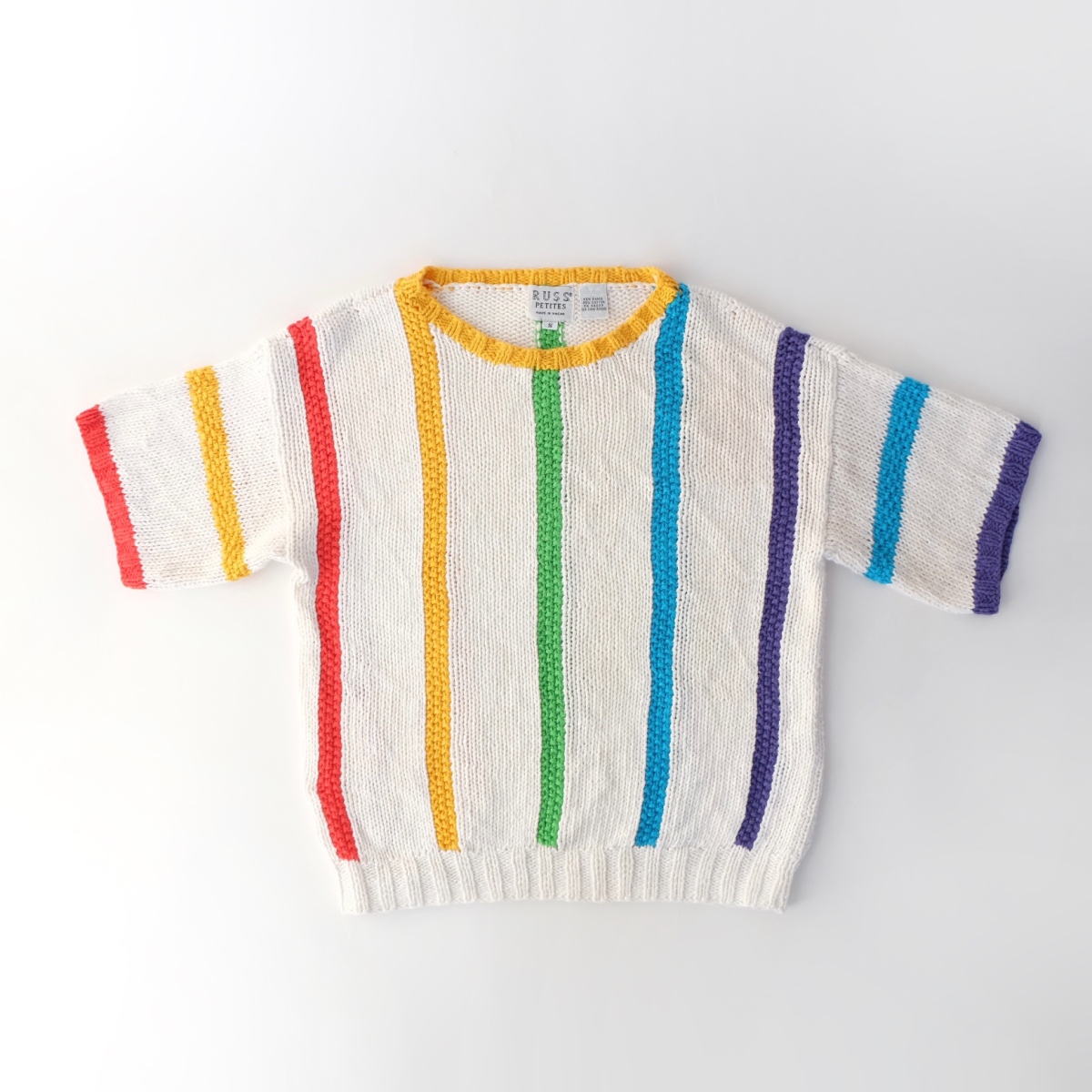 Multicolor summer knit top