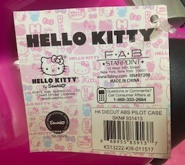 凱蒂猫　Hello kitty　顔型キャリ－バック　ピンク