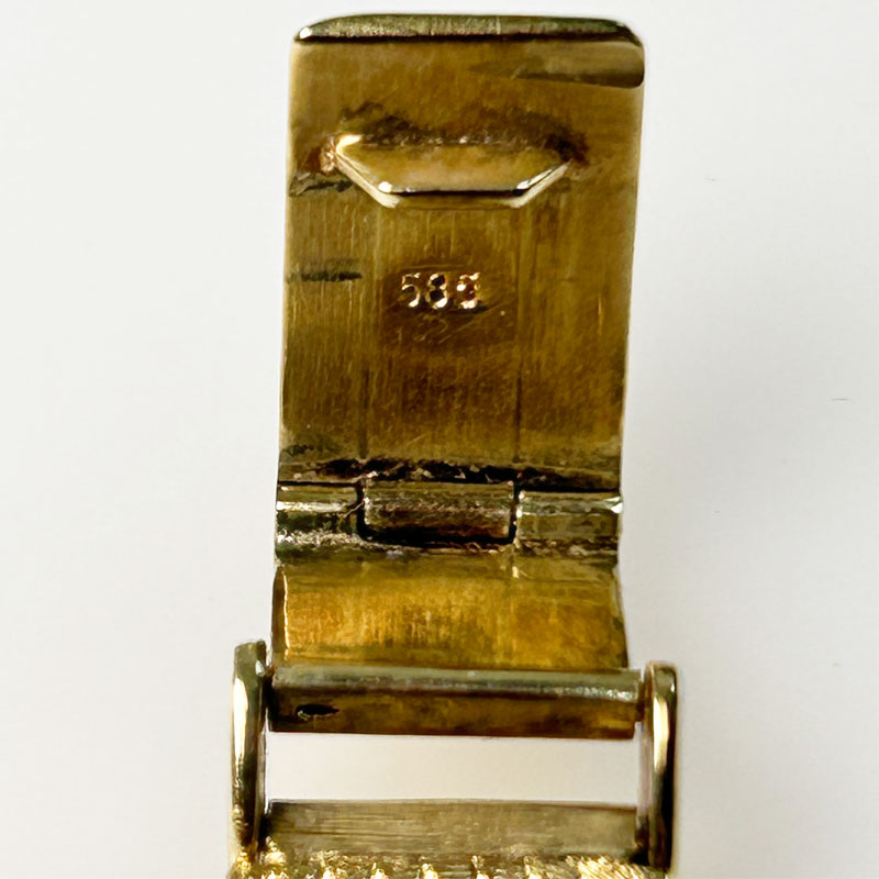 OMEGA 1960年代 18K Gold 手巻き OH済 稼働 レディース腕時計 36g 18552537 18KG/ Band yellow gold 14KG