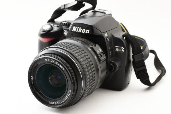【大人気】 NIKON ニコン D40 レンズキット デジタル一眼カメラ