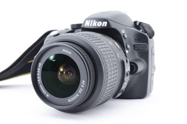【SDカード付】 Nikon D3200 レンズキット デジタル一眼カメラ