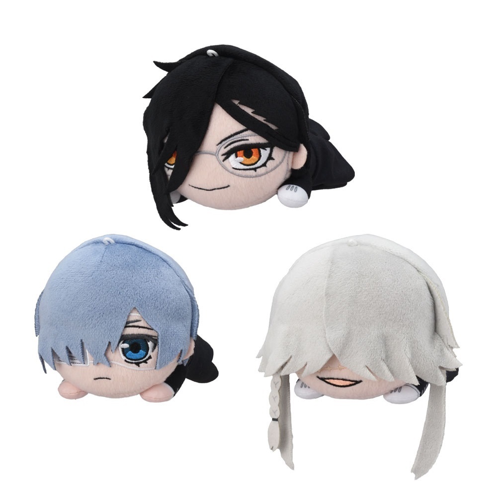 アニメ 黒執事 寄宿学校編 寝そべりぬいぐるみ 全3種セット セバスチャン シエル 葬儀屋（アンダーテイカー） 