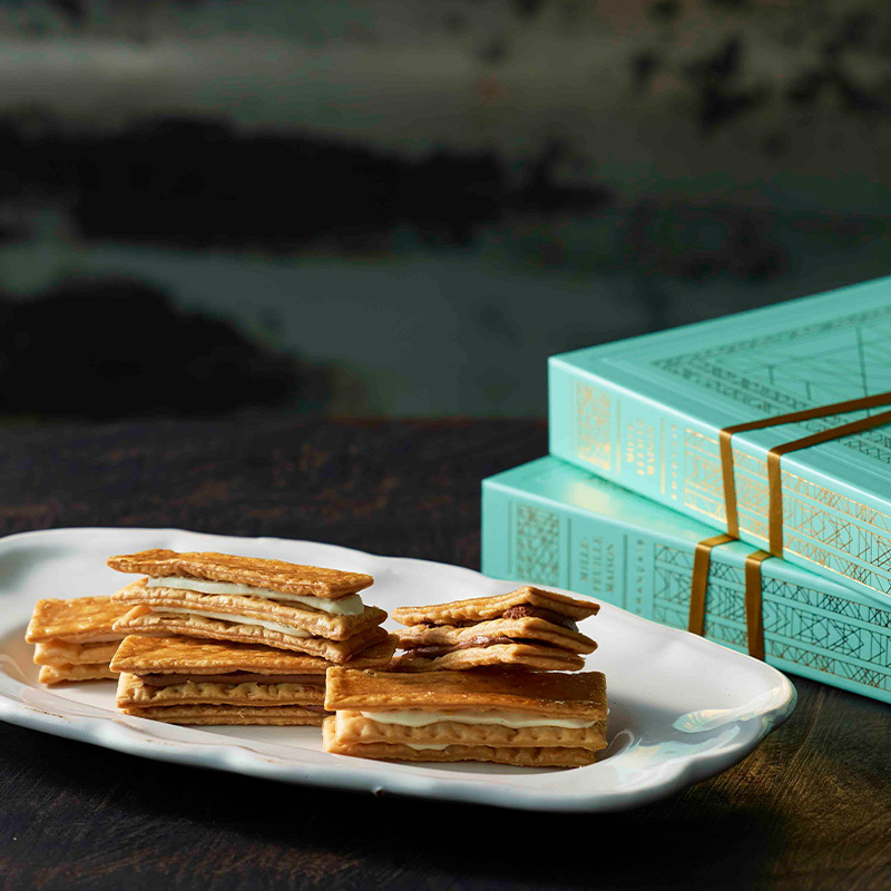 ＜ミルフィユ メゾン フランセ＞ミルフィユ スペシャリテ4個入　Millefeuille Maison Francais　Mille-feuille Spesialisasi 4 buah　