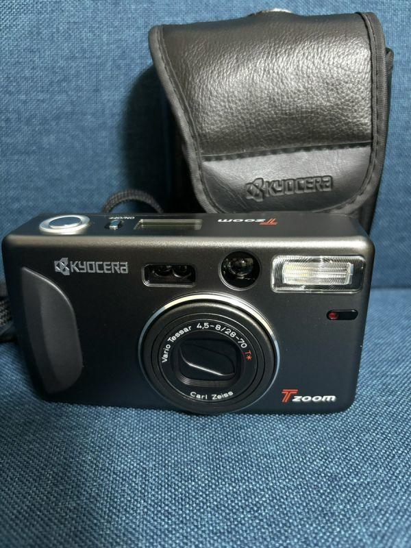 【ケース付き】 Kyocera 京セラ T zoom コンパクトフィルムカメラ