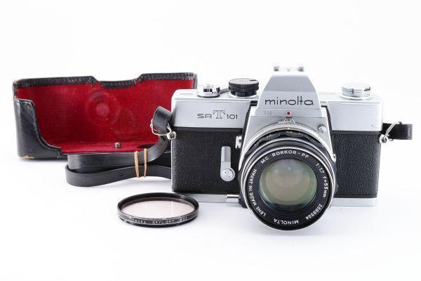 【希少】 Minolta SRT 101 ＋ 55mm F1.7 フィルムカメラ