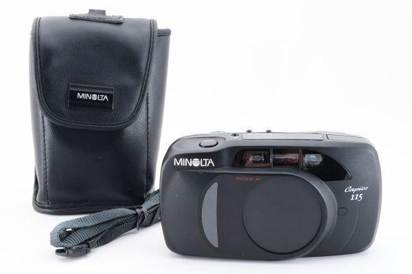 【ケース付き】 MINOLTA Capios 115 コンパクト フィルムカメラ