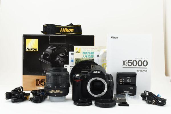 【箱付き・付属品多数】 Nikon ニコン D5000 デジタル一眼カメラ