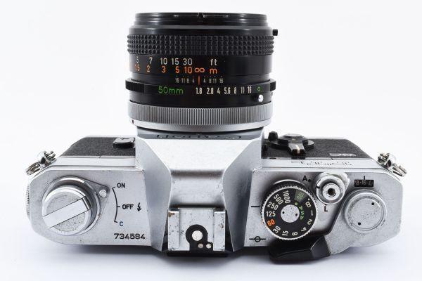 【動作好調】 Canon キヤノン FTb 50mm 1.8 フィルムカメラ