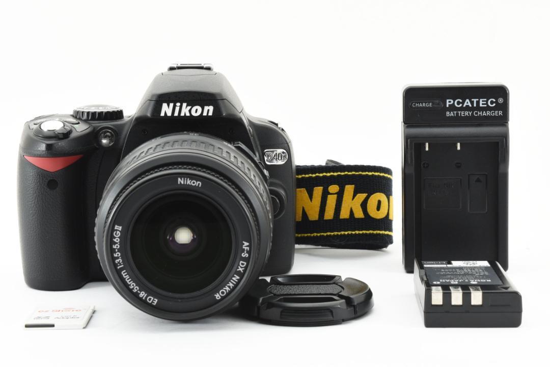 【動作好調】 Nikon ニコン D40X レンズキット デジタル一眼カメラ