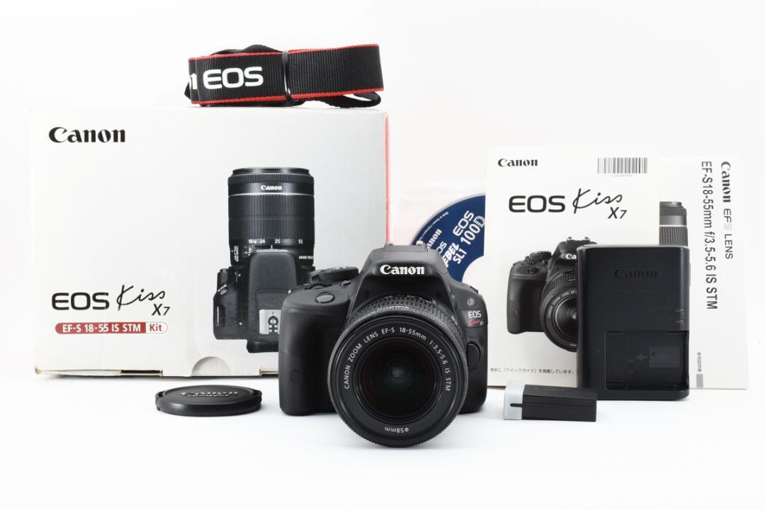 【箱付き】Canon EOS Kiss X7 レンズキット デジタル一眼カメラ