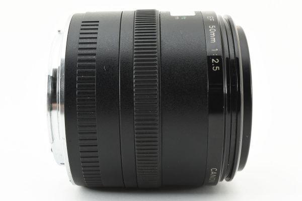 【美品】 Canon COMPACT-MACRO EF 50mm 2.5 レンズ
