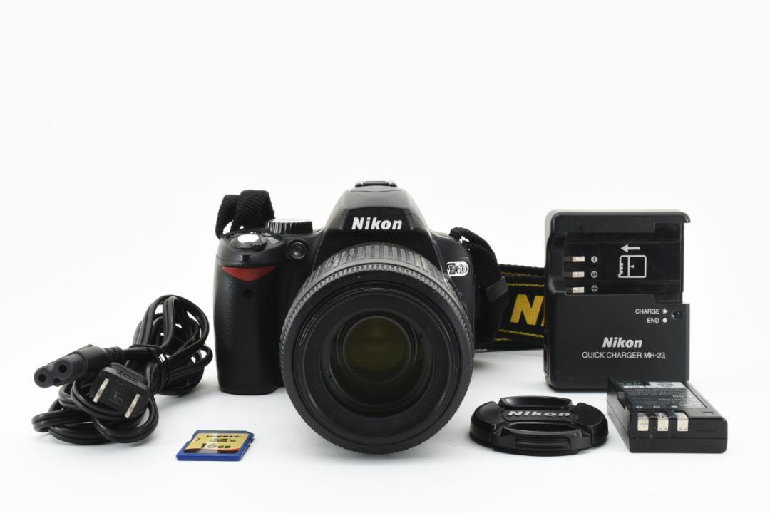 【大人気】 Nikon ニコン D60 レンズキット デジタル一眼カメラ