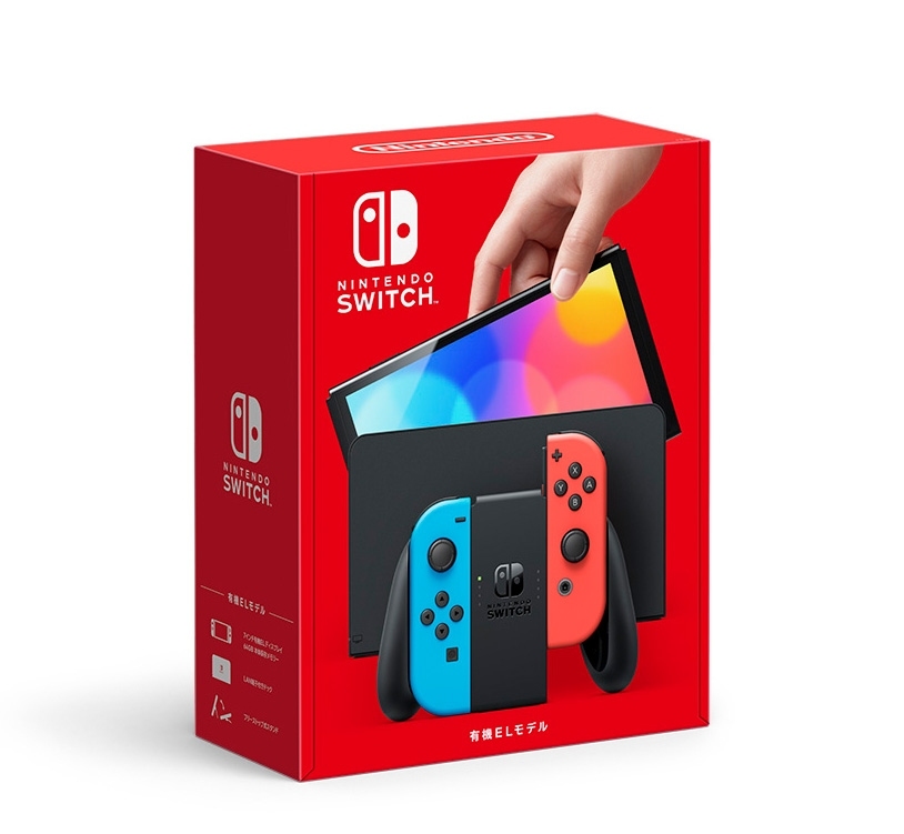 Brand New Nintendo Switch (OLED) Console HEG-S-KABAA [Neon Blue / Neon Red] 4902370548501