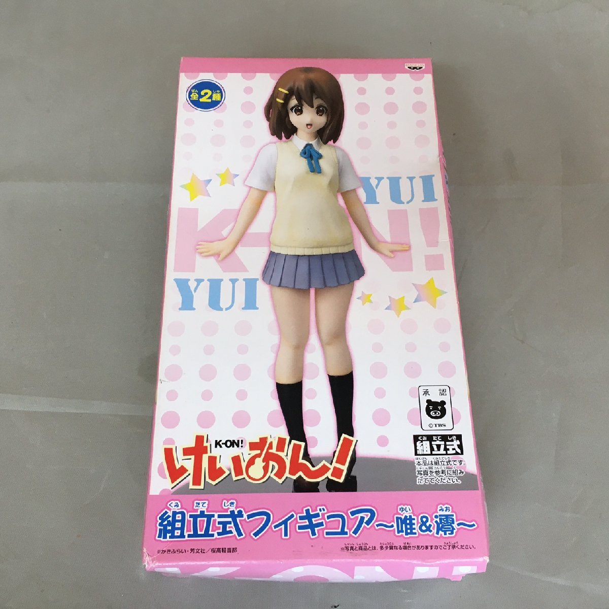 【未使用品】BANPRESTO(バンプレスト) けいおん！組立式フィギュア 唯(ゆい) (管理番号：063111)