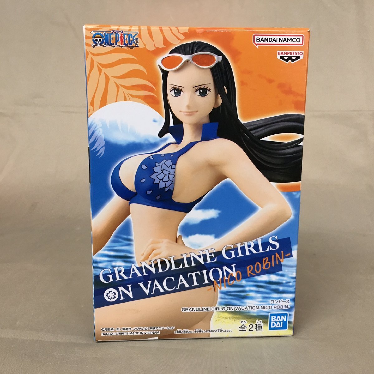 【未使用品】BANPRESTO(バンプレスト) ワンピース GRANDLINE GIRLS ON VACATION -ニコ・ロビン- フィギュア（管理番号：063111)