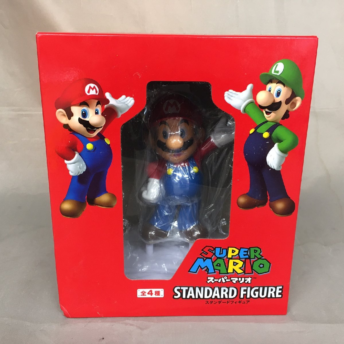 【未使用品】日本オート玩具株式会社　SUPER MARIO　スーパーマリオ　スタンダードフィギュア　マリオ  (管理番号：063111)