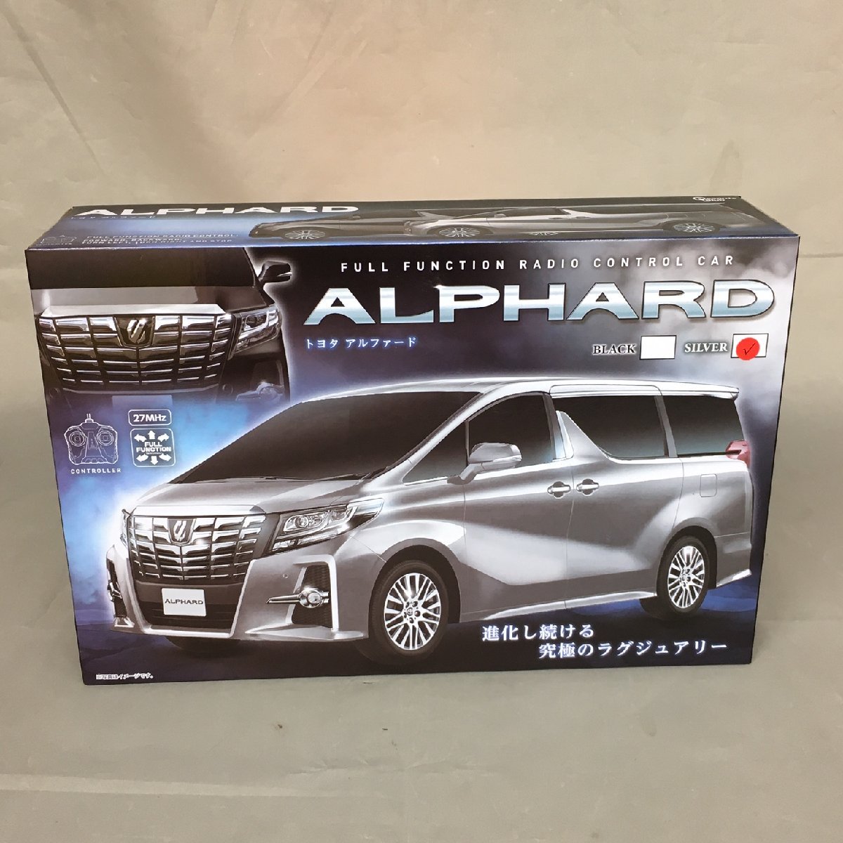 【未使用品】ピーナッツ・クラブ TOYOTA ALPHARD（トヨタ アルファード）トイラジコン カラー：シルバー (管理番号：063111)