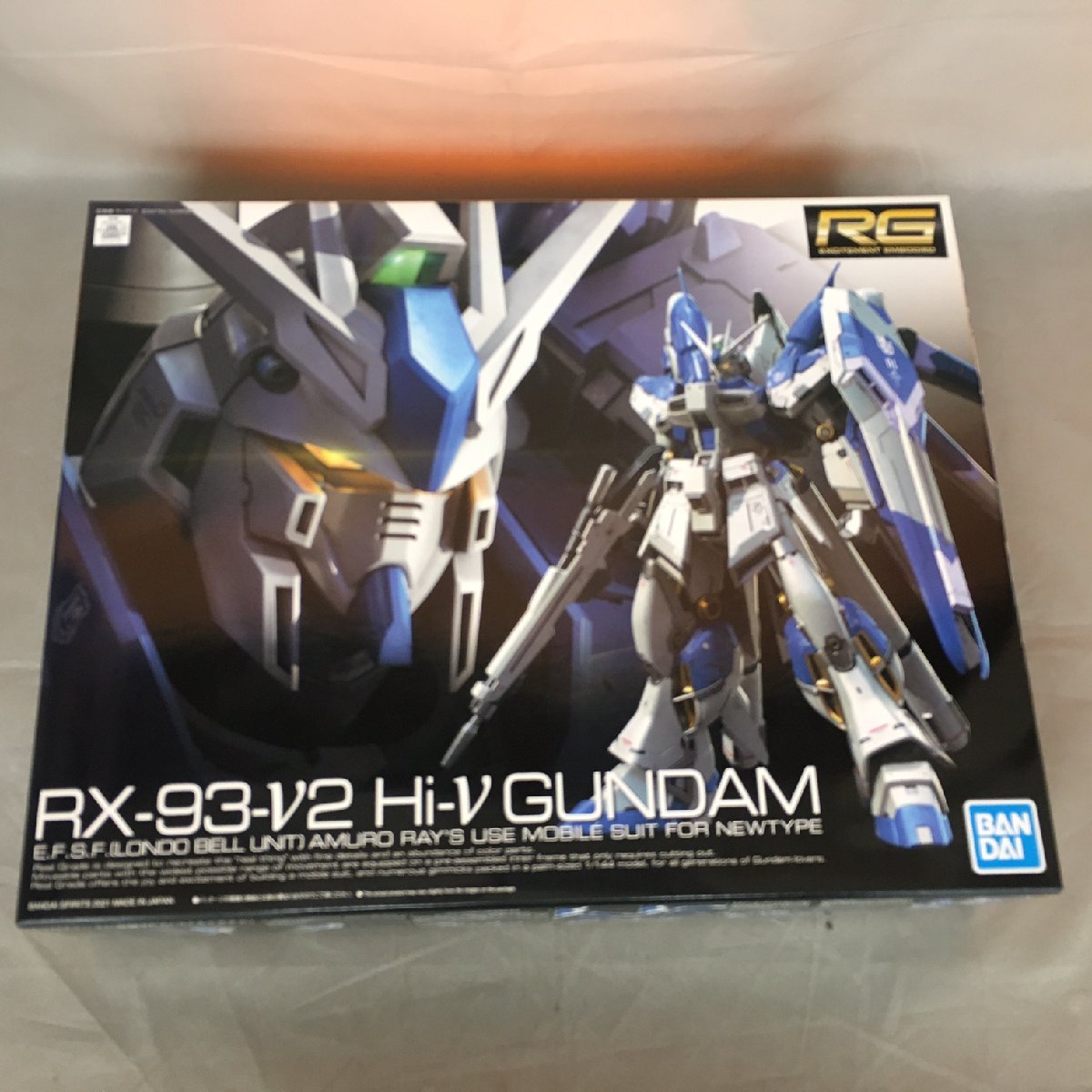 【未使用品】BANDAI(バンダイ) RG 1/144 RX-93-ν2 Hi-νガンダム (管理番号：063111）