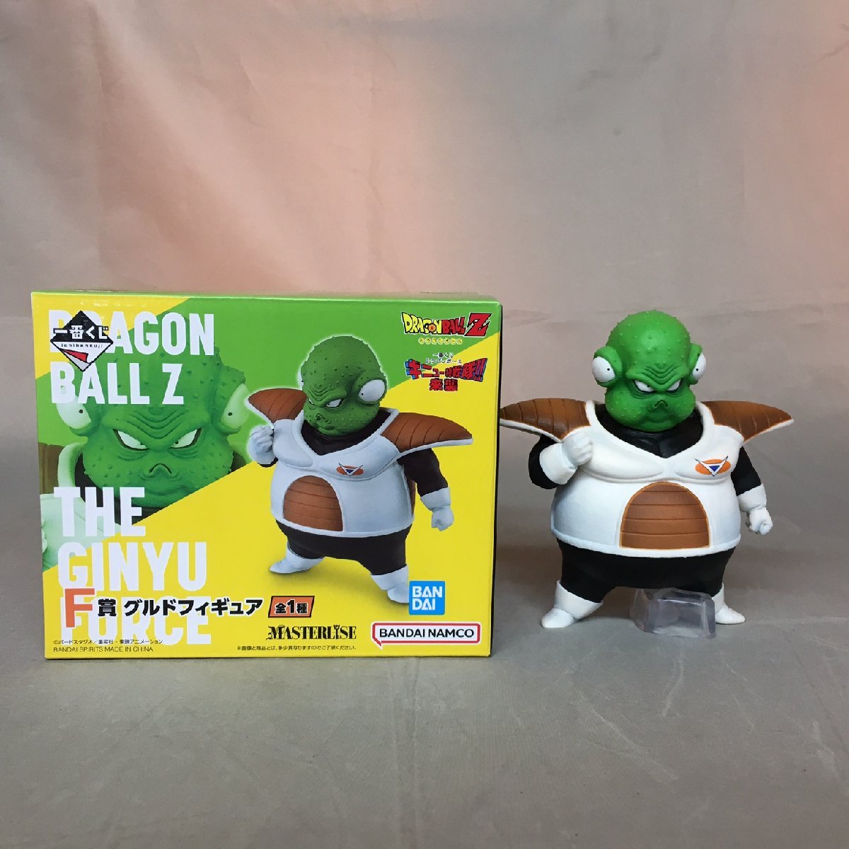 【中古品B】BANDAI(バンダイ) 一番くじ ドラゴンボール ギニュー特戦隊!! 来襲 F賞 グルド フィギュア MASTERLISE  (管理番号：063111）