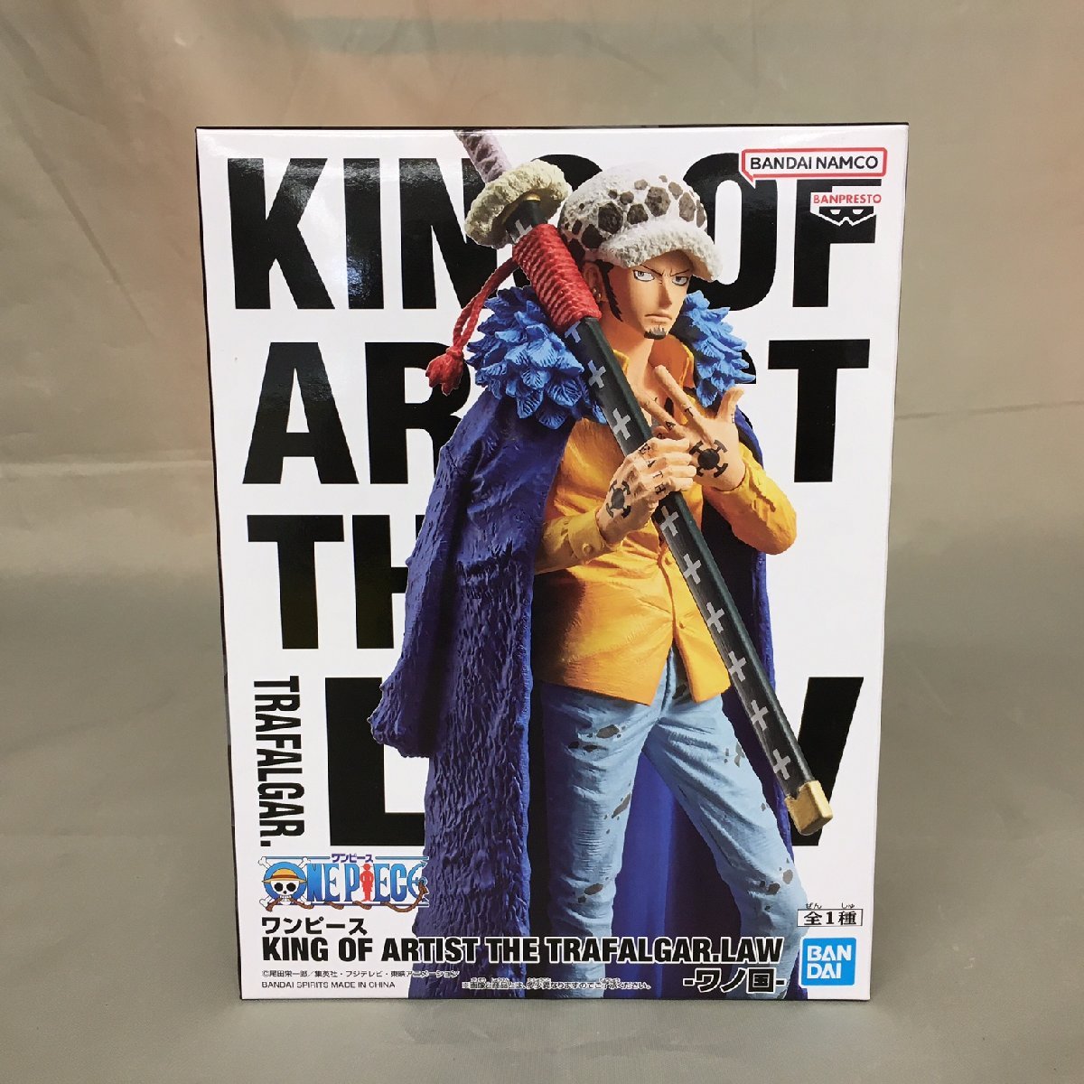 【未使用品】BANPRESTO（バンプレスト）ワンピース KING OF ARTIST トラファルガー・ロー -ワノ国- （管理番号：063111）