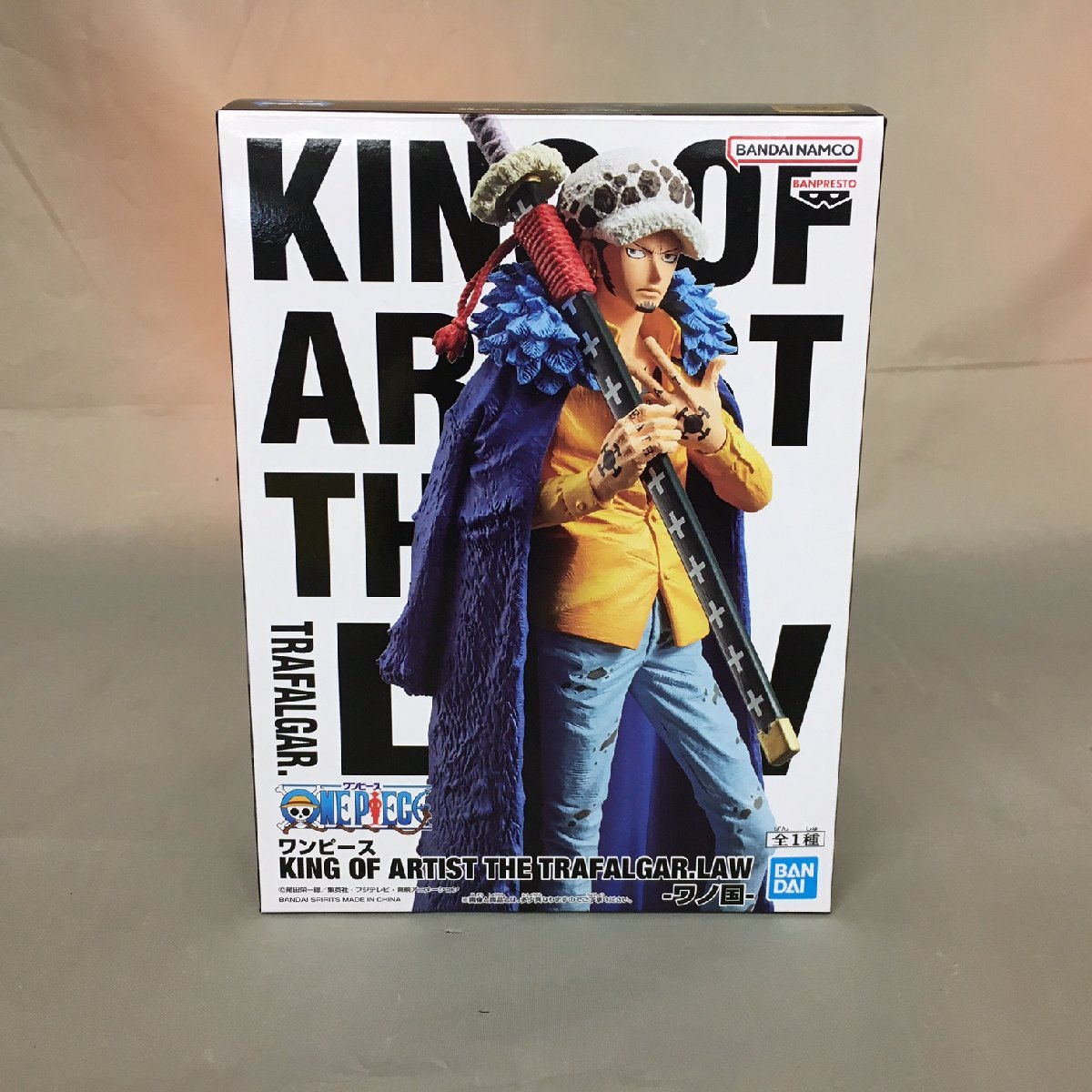 【未使用品】BANPRESTO（バンプレスト）ワンピース KING OF ARTIST トラファルガー・ロー -ワノ国- [2]（管理番号：063111）