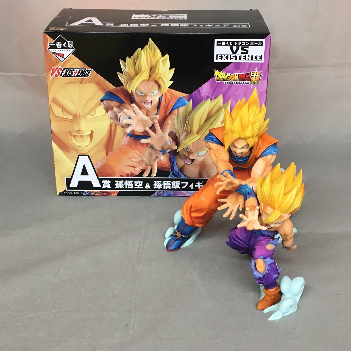 【中古品B】BANDAI(バンダイ) 一番くじ ドラゴンボール VS EXISTENCE A賞 孫悟空＆孫悟飯フィギュア (管理番号：063111)