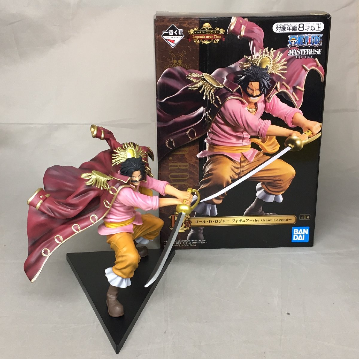 【中古品B】BANDAI(バンダイ) 一番くじ ワンピース Legends over Time B賞  ゴール・D・ロジャー MASTERLISE (管理番号：063111）