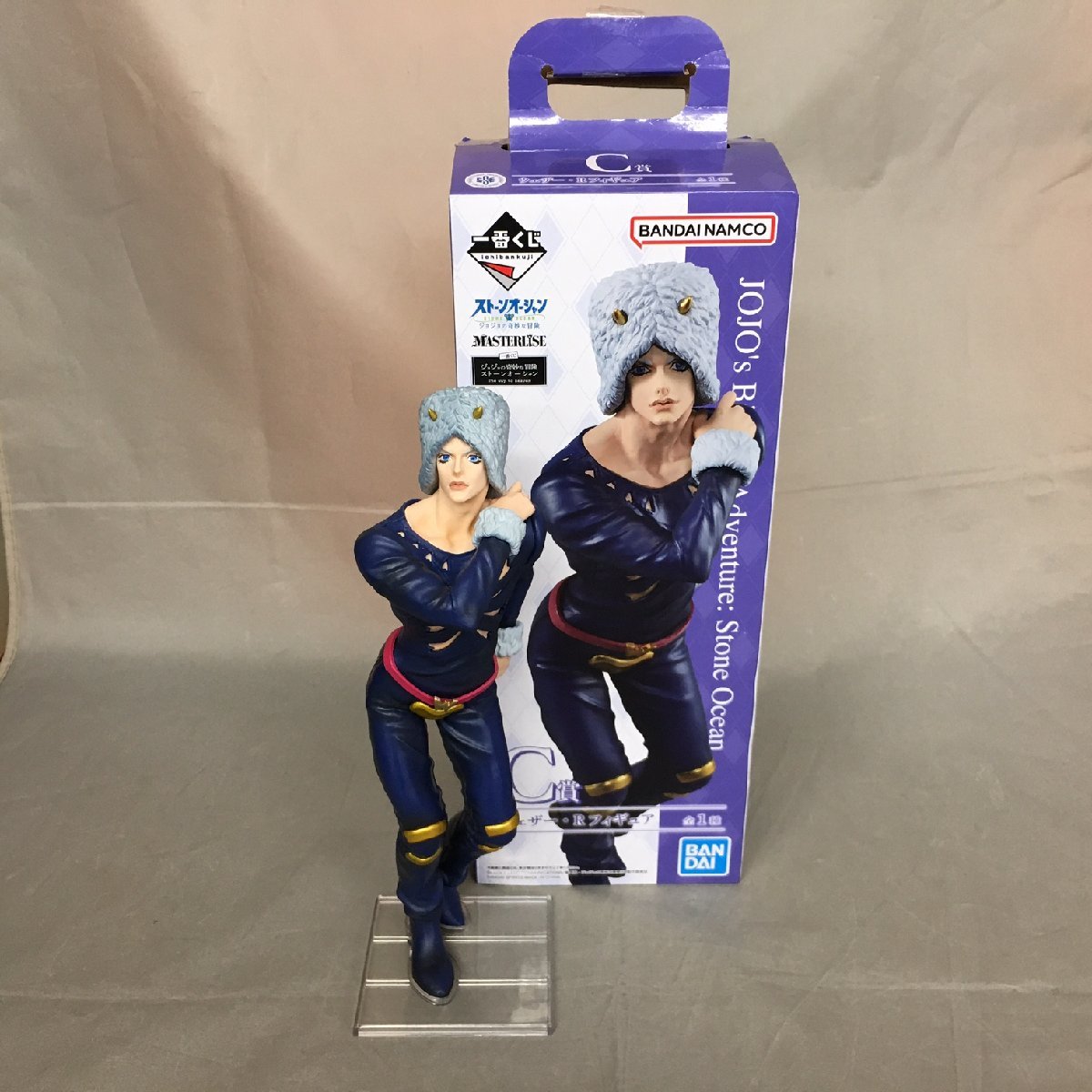 【中古品B】BANDAI(バンダイ) 一番くじ ジョジョの奇妙な冒険 ストーンオーシャン C賞 ウェザー・R フィギュア MASTERLISE (063111)