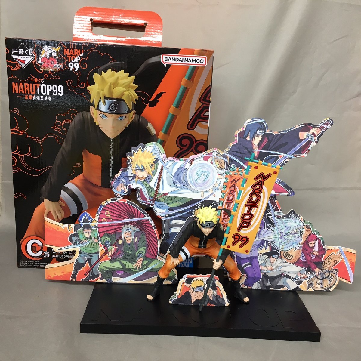 【中古品B】BANDAI(バンダイ) 一番くじ NARUTOP99 ー豪華絢爛忍絵巻ー C賞 うずまきナルトフィギュア (管理番号：063111）