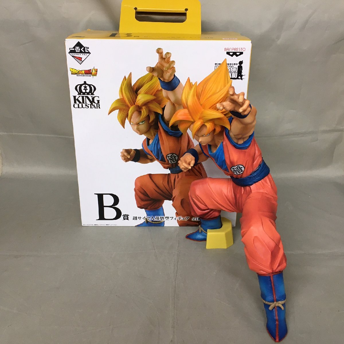 【中古品A】BANPRESTO(バンプレスト) 一番くじ ドラゴンボール HISTORY OF SON GOKOU B賞 超サイヤ人孫悟空フィギュア (管理番号：063111）