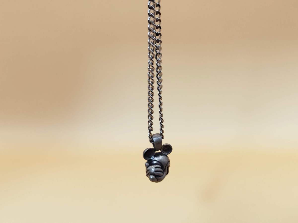 DISNEY/ディズニー ネックレス　-Mickey Face Chain Necklace-