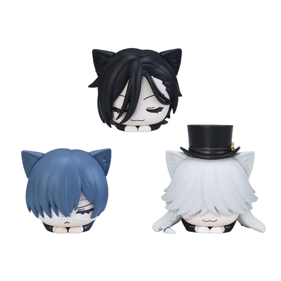 アニメ 黒執事 寄宿学校編 おひるねこミニフィギュア 全3種セット セバスチャン シエル 葬儀屋（アンダーテイカー） 