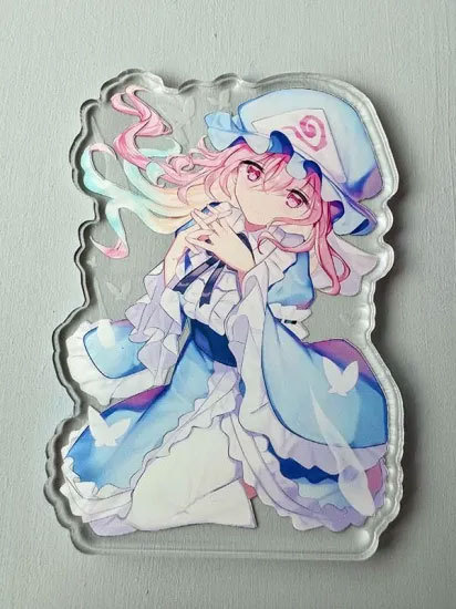 東方projectダイカットアクリルスタンド「西行寺幽々子」　-きっどているず-