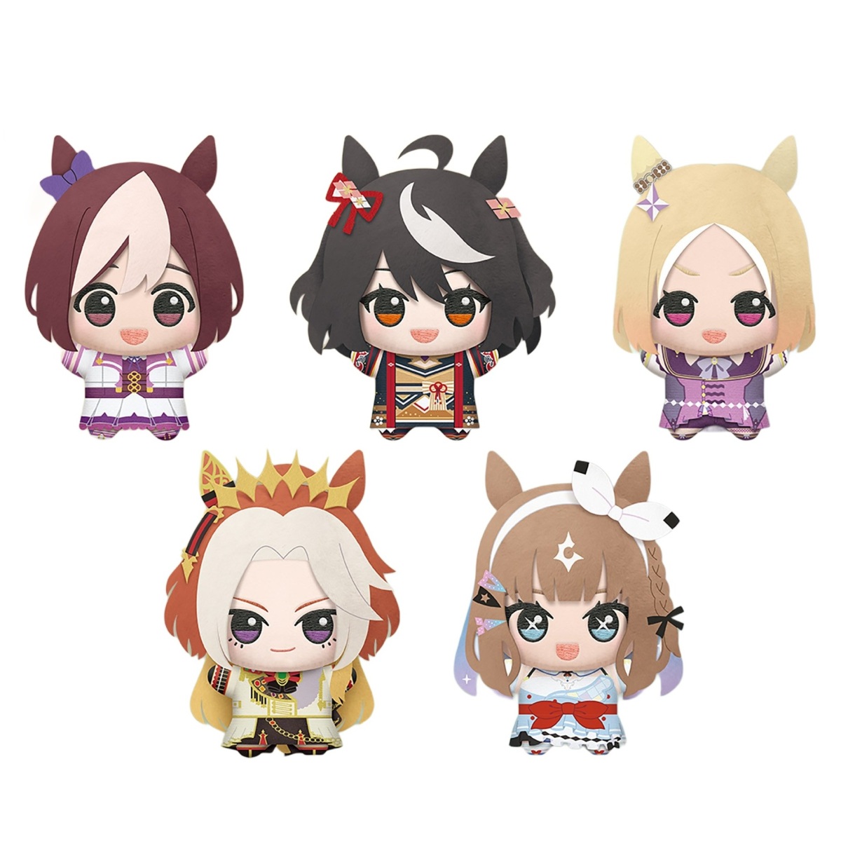 ウマ娘 プリティーダービー ちびぐるみ vol.1 全5種セット スペシャルウィーク キタサンブラック ナリタトップロード オルフェーヴル アーモンドアイ