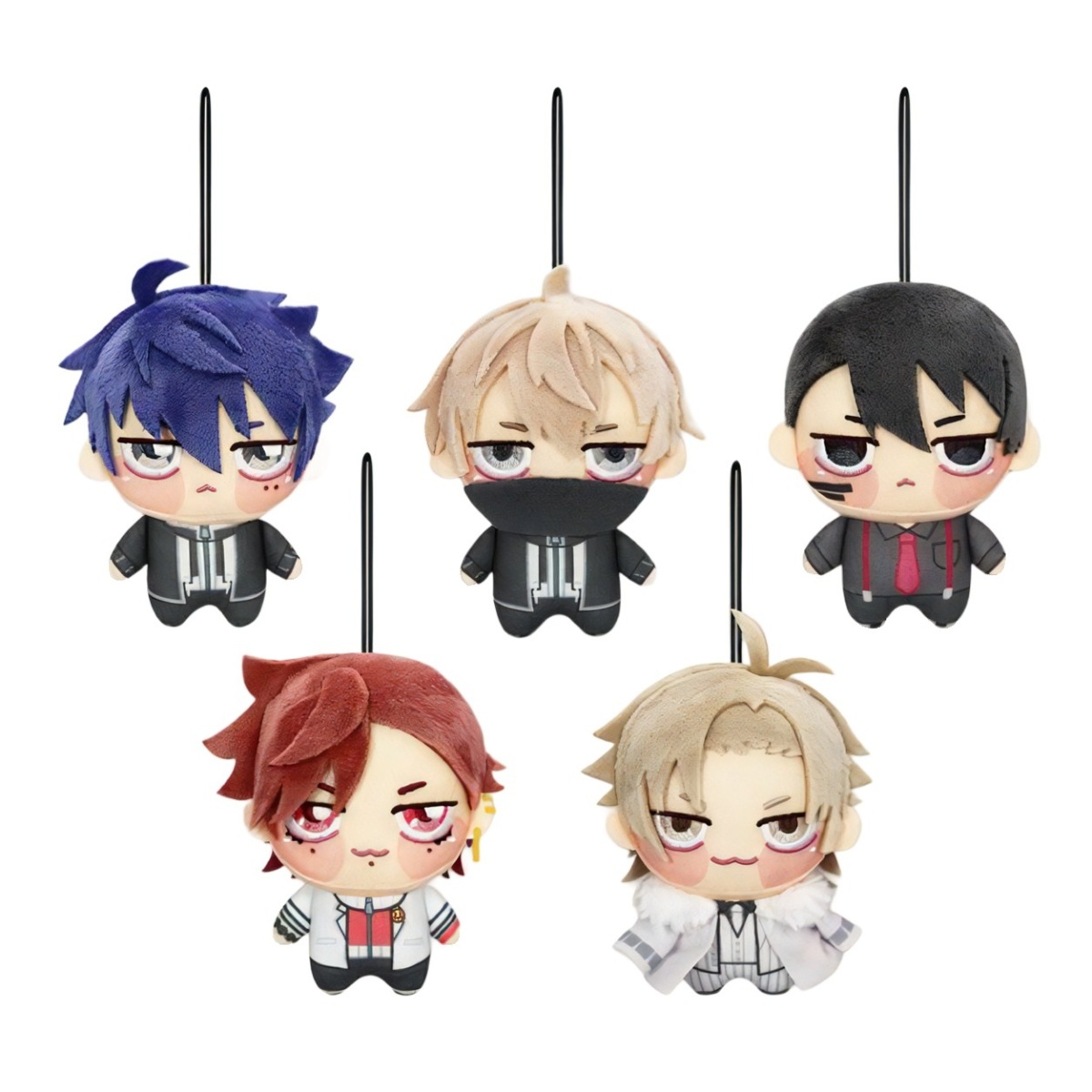 TVアニメ 桃源暗鬼 ちょぴぬいぷち① 全5種セット 一ノ瀬四季 皇后崎迅 無陀野無人 花魁坂京夜 桃宮唾切 