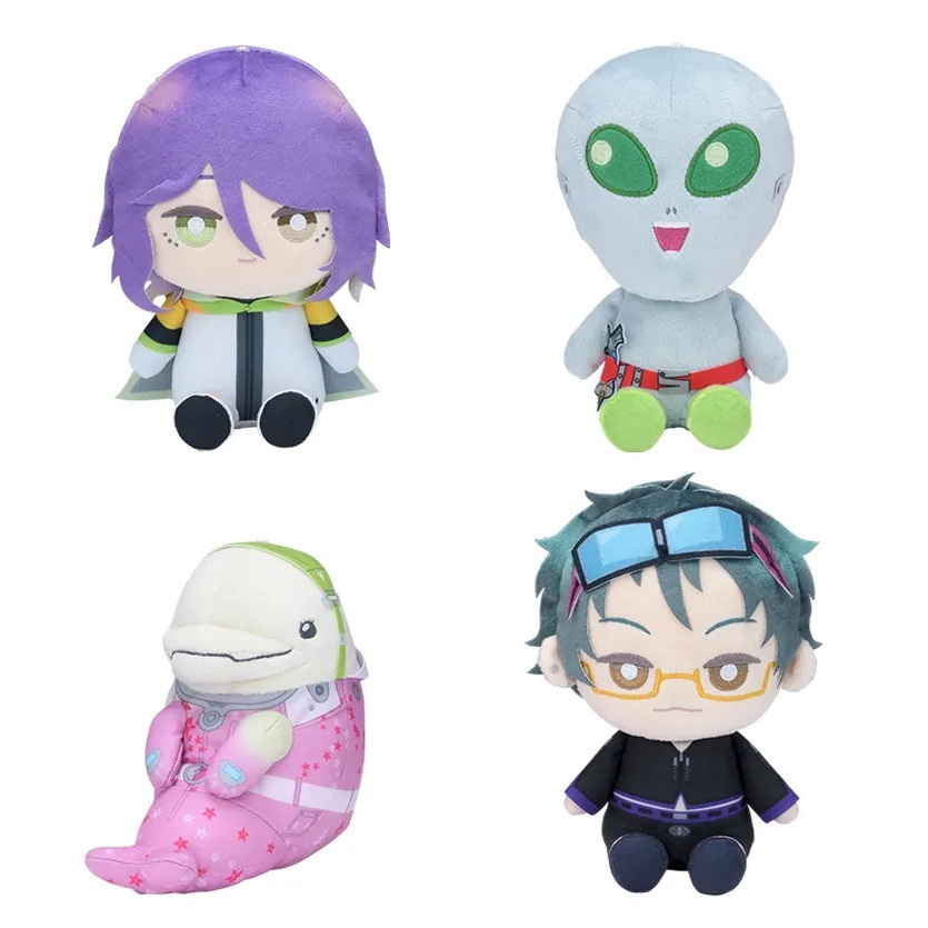 TVアニメ グノーシア ぬいぐるみ Vol.2 全4種セット ジナ 沙明 しげみち オトメ