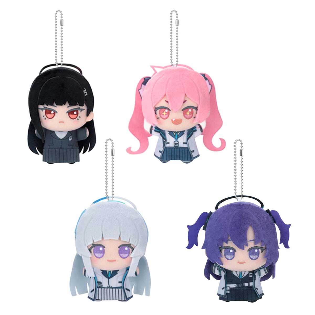 ブルーアーカイブ Blue Archive ちびぐるみ セミナー 全4種セット 調月リオ 早瀬ユウカ 生塩ノア 黒崎コユキ