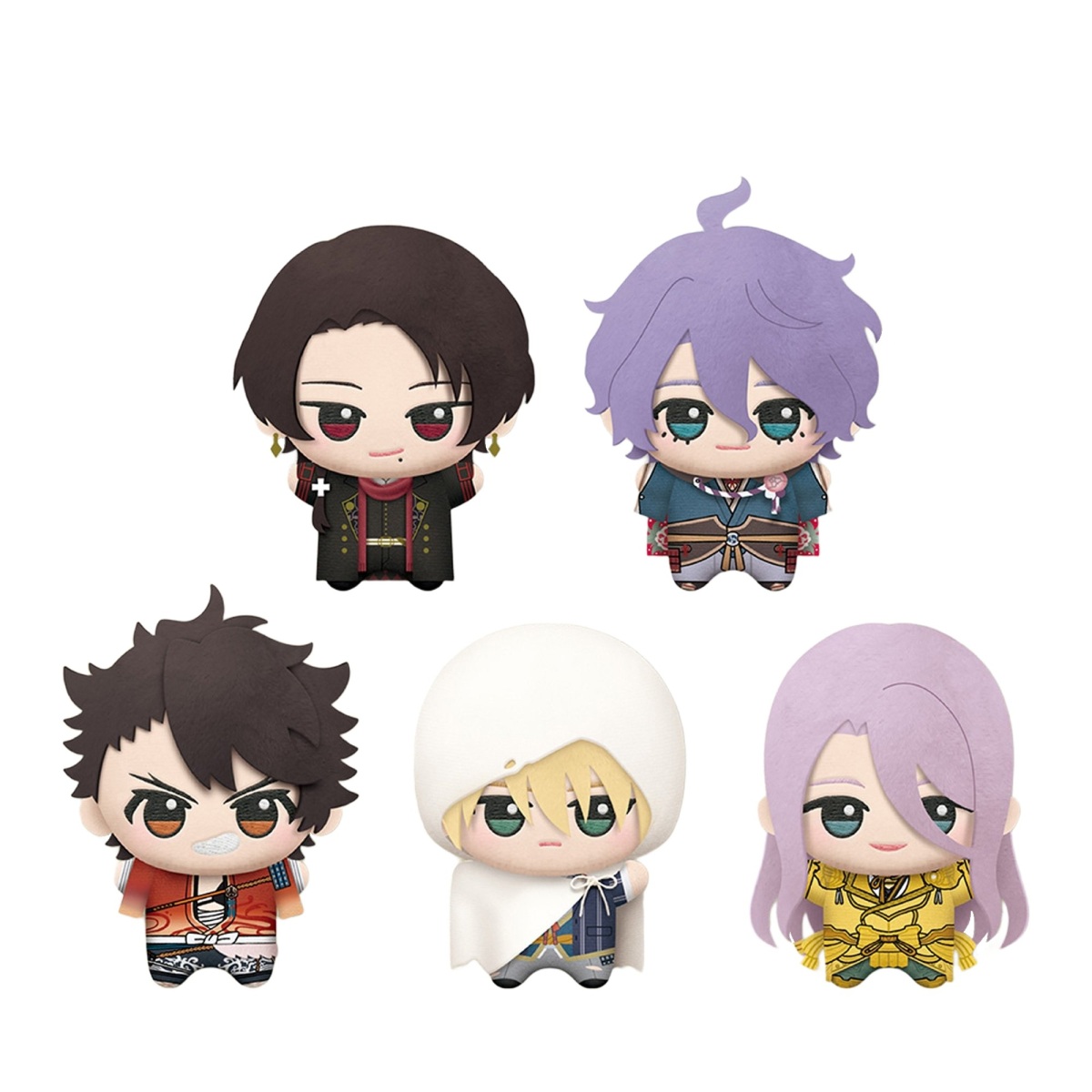 刀剣乱舞 ONLINE ちびぐるみ vol.1 全5種セット 加州清光 歌仙兼定 陸奥守吉行 山姥切国広 蜂須賀虎徹