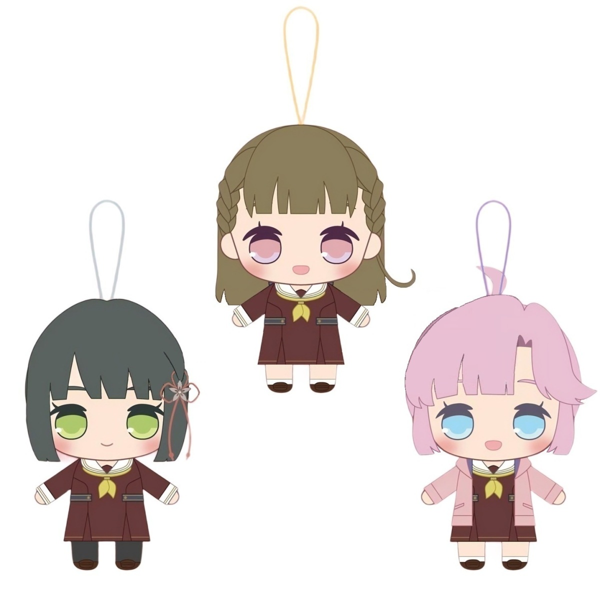 ラブライブ！ 蓮ノ空女学院スクールアイドルクラブ きゅるまるぬいぐるみ③ 全3種セット 安養寺姫芽 徒町小鈴 百生吟子