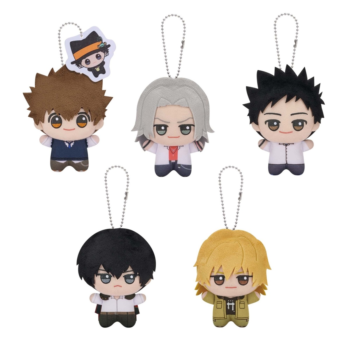 家庭教師ヒットマンREBORN！ ちびぐるみ vol.1 全5種セット 沢田綱吉＆リボーン 獄寺隼人 山本武 雲雀恭弥 ディーノ