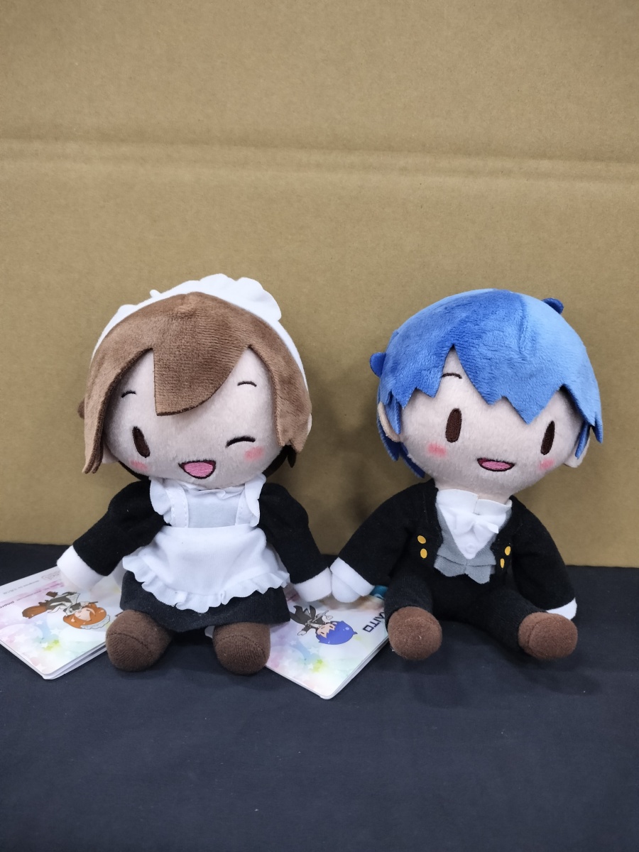 初音ミクシリーズ ふわぷち ミニぬいぐるみ KAITO 執事Ver& MEIKO メイド Ver