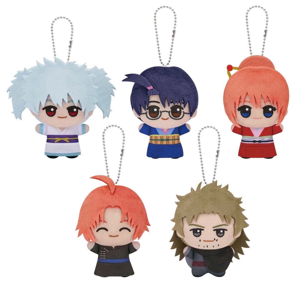 新劇場版 銀魂 吉原大炎上 ちびぐるみ vol.1 全5種セット 坂田銀時 志村新八 神楽 神威 阿伏兎