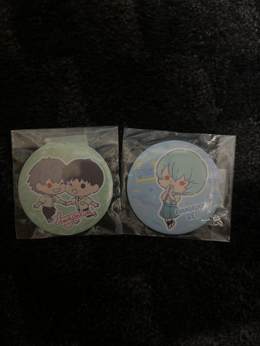 エヴァンゲリオン 碇シンジ 渚カヲル Seria 缶バッジ